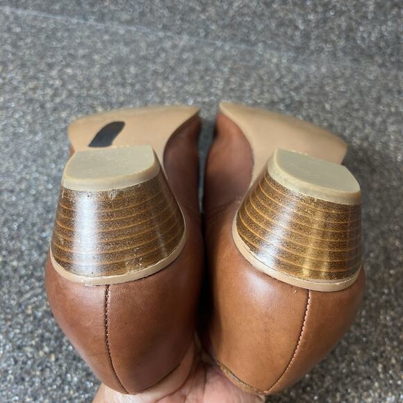 Durango Slip On Brown Leather Classic Western Ankle Bootie Womens 9M Pointed Toe - Picture 8 of 12